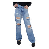 Calça Feminina Aeropostale Jeans Wide Leg - 98812
