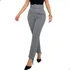 Calça Feminina Alfaiataria Com Cinto Cós Alto Elegante