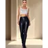 Calça Feminina Disco Cintura Alta Cirre Design Modela Corpo