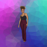 Calca Feminina Flare Bandagem