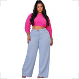 Calca Feminina Jeans Plus