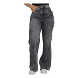 Calca Feminina Jeans Wide
