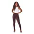 Calça Feminina Legging Em Veludo Cintura Alta Premium Slim