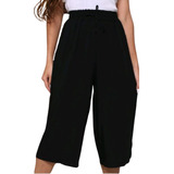 Calca Feminina Pantacourt Wide