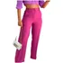 Calça Feminina Pantalona Cintura Alta Wide Lag Moda