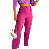 Calca Feminina Pantalona Cintura