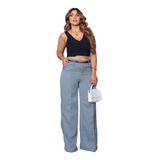 Calca Feminina Pantalona Com