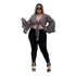Calça Flare Bandagem Xg Alta Compreensão Moda Feminina 
