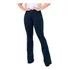 Calça Flare/suplex/boca De Sino/bailarina/cintura Alta 9 Cm