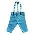 Calça Infantil Com Regulagem Suspensorio Para Bebe Envio Já