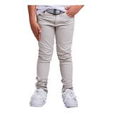 Calça Infantil Jeans Sarja Menino Juvenil Regulador