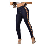 Calca Jean Lycra Abertura
