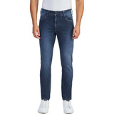 Calça Jeans Acostamento Super Skinny Ve24 Azul Masculino