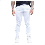 Calça Jeans Branca Skinny Masculina Medicina Enfermagem