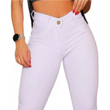 Calca Jeans Feminina Branca