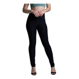 Calça Jeans Feminina Cintura Alta Elastano Levanta Bumbum 