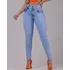 Calça Jeans Feminina Modeladora Cintura Média Empina Bumbum