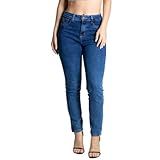 Calça Jeans Feminina Sawary Com Lycra Elastano Premium Valoriza O Bumbum (br, Cintura, 42, Slim, Regular, Azul)