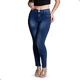 Calça Jeans Feminina Skinny Sawary Elastano Premium Lycra Bonita (as2, Waist, Numeric_42, Slim, Regular)