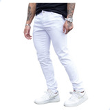 Calca Jeans Masculina Branca