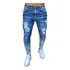 Calça Jeans Masculina Degrade Detonada Skinny Pronta Entrega