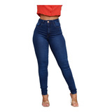 Calça Jeans Feminina Cós Alto Empina Bumbum com Elastano Premium (BR,  Numérico, 36, Regular, Regular, Jeans)