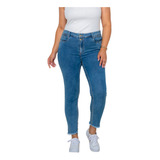 Calça Jeans Plus Size Feminina Skinny Cintura Alta 22632