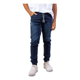 Calça Jeans Sarja Jogger Infantil Menino 4 A 16 Anos