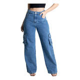 Calca Jeans Sawary Wide