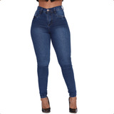 Calça Jeans Skinny Feminina Cintura Alta Com Lycra Premium