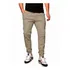 Calça Jogger Masculina Plus Size Com Punho Elástico Sarja