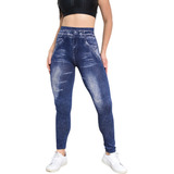 Calca Leg Jeans Fake