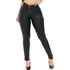 Calça Leg Levanta Bumbum Cirre Com Ziper Bolso Cintura Alta