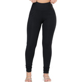 Calça Leg Montaria Com Bolsos Cintura Alta Em Poliamida