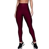 Calça Legging Fitness Feminino Academia Suplex Donna Martins  BR  Alfa  G  Regular  Regular  Vermelho 