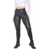 Calça Legging Imita Couro Cirrê Modeladora Cós Alto Lycra