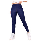 Calca Legging Jeans Fake