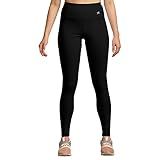 Calça Legging Solid Power UV50 Muvin   Feminino   Proteção Solar   Boa Respirabilidade   Elasticidade   Sustentação   Corrida   Academia   Fitness   Toque Suave   Gramatura Superior  Preto  M 