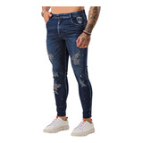 Calca Masculina Biker Destroyed