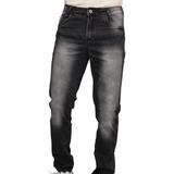 Calça Masculina Jeans Tradicional Escura Boca Larga