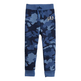 Calca Moletom Azul Camuflado