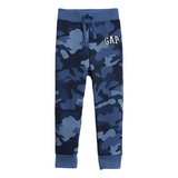 Calca Moletom Azul Camuflado
