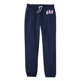 Calça Moletom Azul Marinho Menina Gap