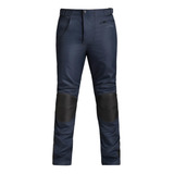 Calça Moto Masculina Riffel Urban R2 Com Proteção Azul Tam M