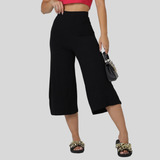 Calca Pantacourt Feminina De