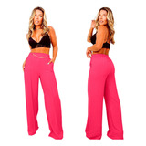 Calca Pantalona Crepe Duna