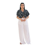 Calca Pantalona Feminina Cintura