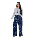 Calca Pantalona Feminina Plus