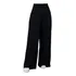 Calça Pantalona Preta Boca Flare Cintura Alta Plus Size