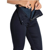 Calça Sawary Jeans Cos Alto Super Lipo + Cinta Modeladora
